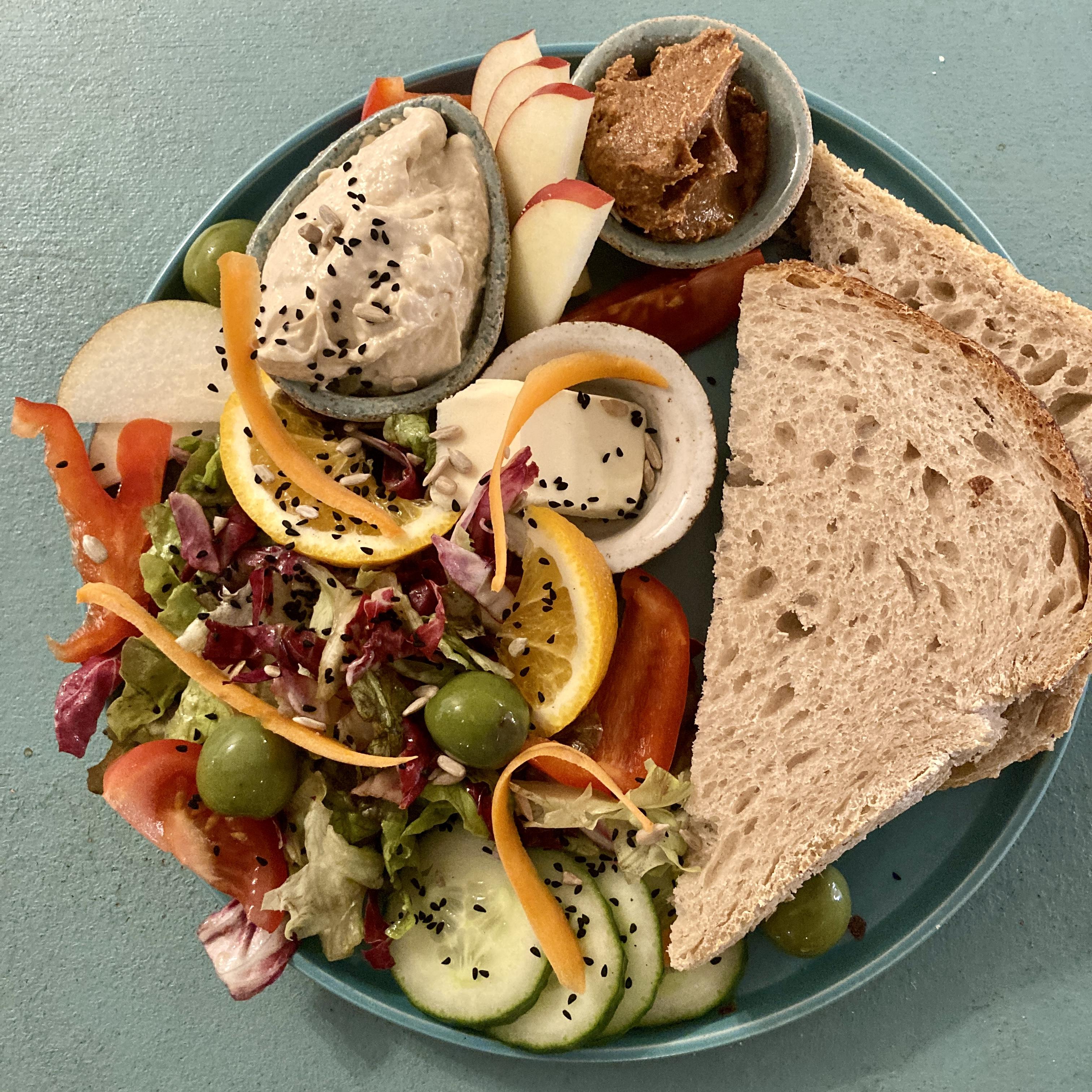 Breakfast brunch plate at Café Alma Neukölln